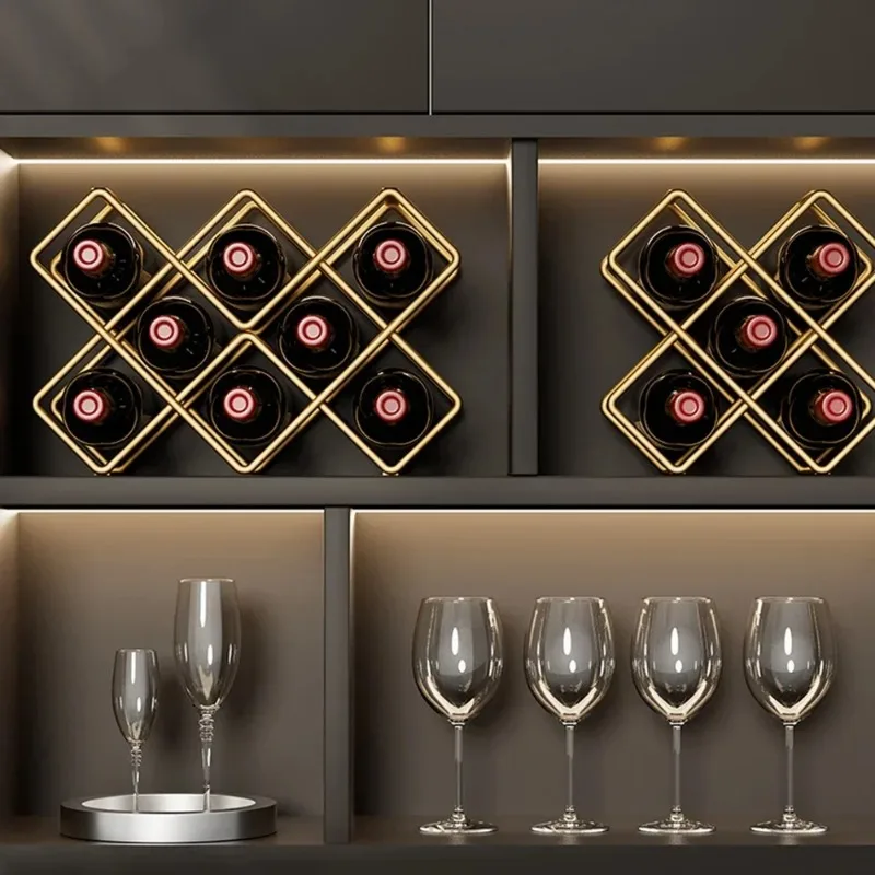 5칸 철제 와인랙 레드 와인 병 보관 와인 진열대 바  - Home Bar And Cabinet 리뷰 및 가격