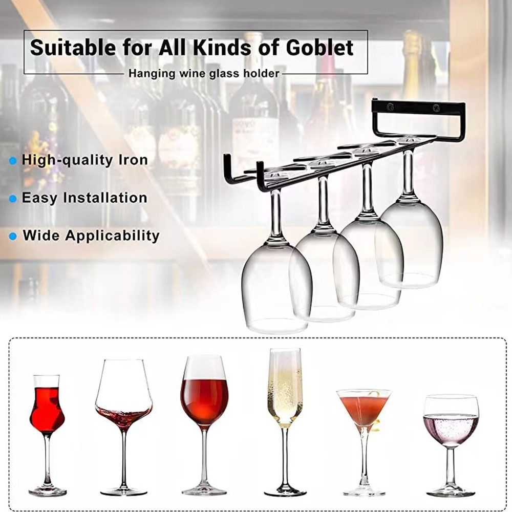 벽걸이 형 Stemware 홀더 주방 와인 유리 홀더  - Home Bar Stand 리뷰 및 가격