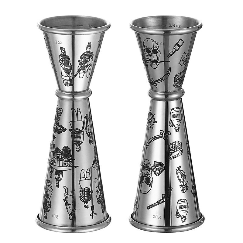 1PCS 일본식 Jigger 스테인레스 스틸 더블 칵테 - Bitters Bottle Set 리뷰 및 가격