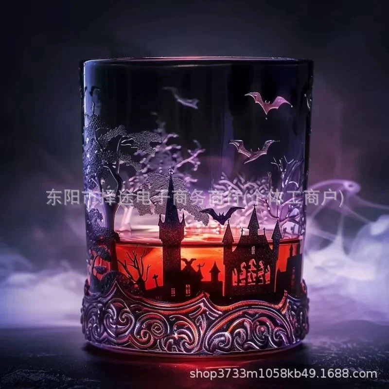 박쥐날개 성 모양 디캔터 고딕 유리 스토퍼 포함 홈 바 - Home Bar Setup 리뷰 및 가격