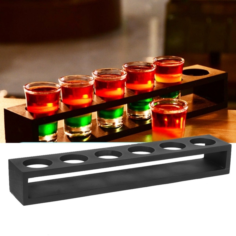 블랙 우드 와인 글라스 랙 컵 홀더 스탠드 가정용 바  - Home Bar Stand 리뷰 및 가격