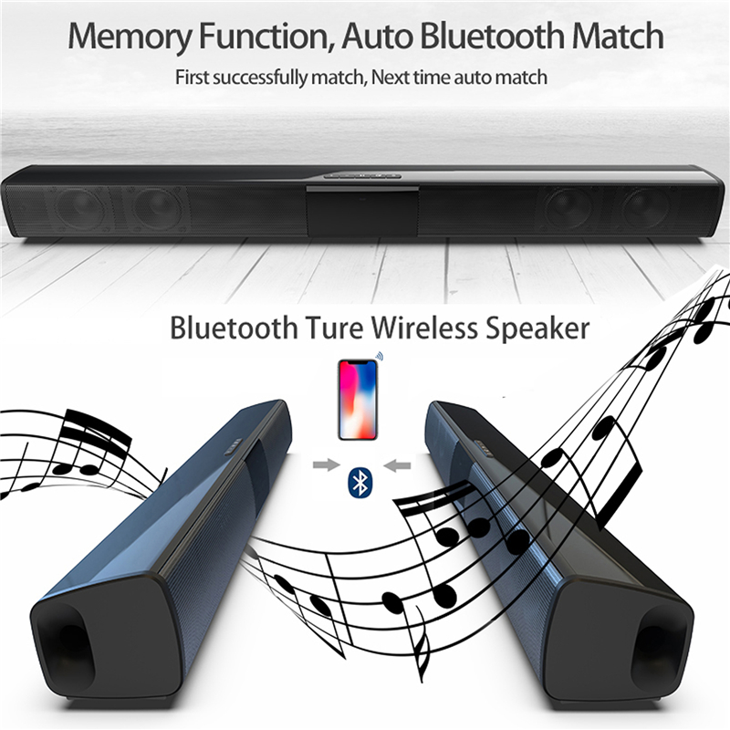 40W 무선 블루투스 5.0 사운드바 스피커 Hifi  - Home Bar And Theater 리뷰 및 가격