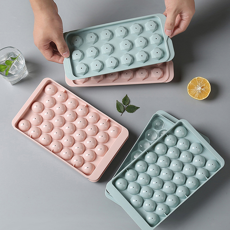 1Pc 3D 라운드 트레이 뚜껑 포함 플라스틱 다이아몬 - Ice Mold Sphere 리뷰 및 가격