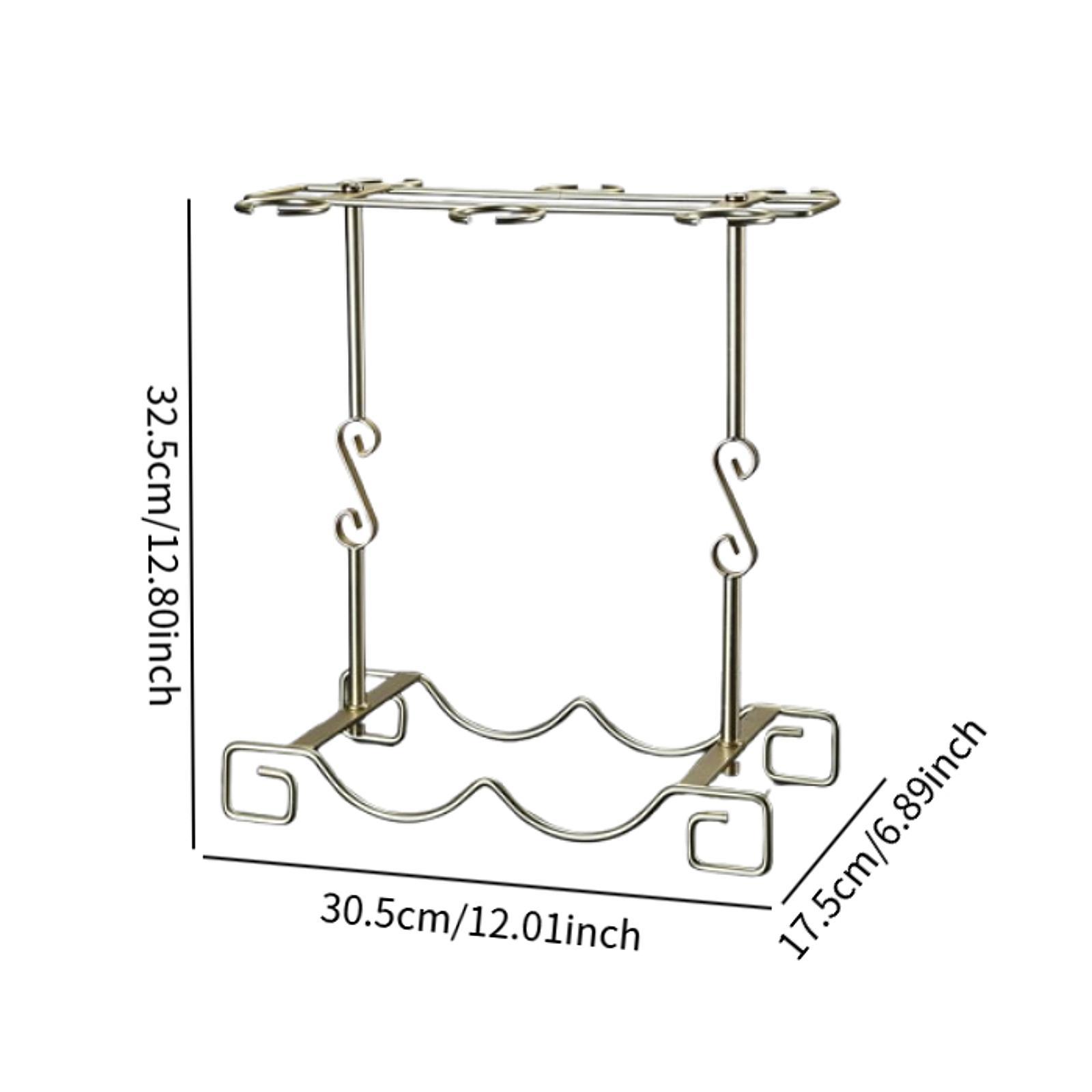 테이블탑 고블릿 홀더 철제 와인잔 스탠드 조리대 보관  - Home Bar Stand 리뷰 및 가격