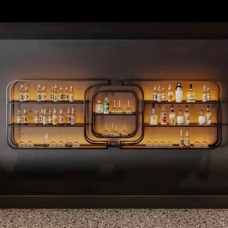 심플한 철제 와인 랙 바 카운터 디자이너 디스플레이 캐 - Home Bar And Counter 리뷰 및 가격